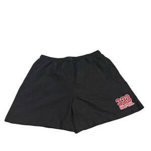 Half Evil 333‎ Belted Nylon Logo Shorts Size Large Casual Summer Designer